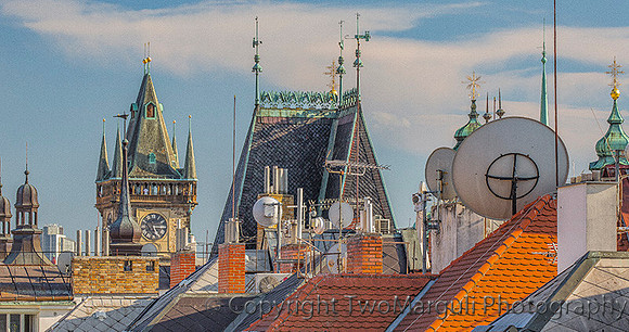 The Steeples of Prague-Old & New